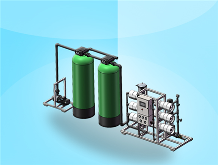 3吨/时反渗透设备，广西纯水处理，广西水处理厂家