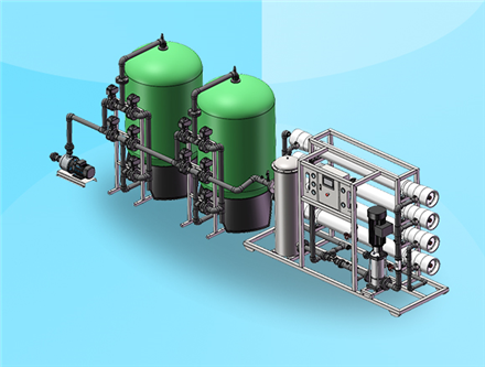 8吨/时 反渗透设备，广西水处理生产厂家长期提供纯水设备