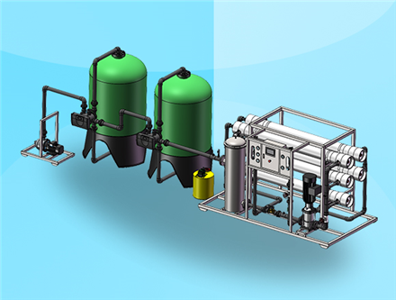 10吨每小时反渗透设备，纯水设备生产厂家 反渗透设备制造商